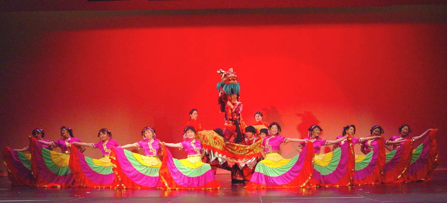 Photo of the Yi Torch Festival Dance.